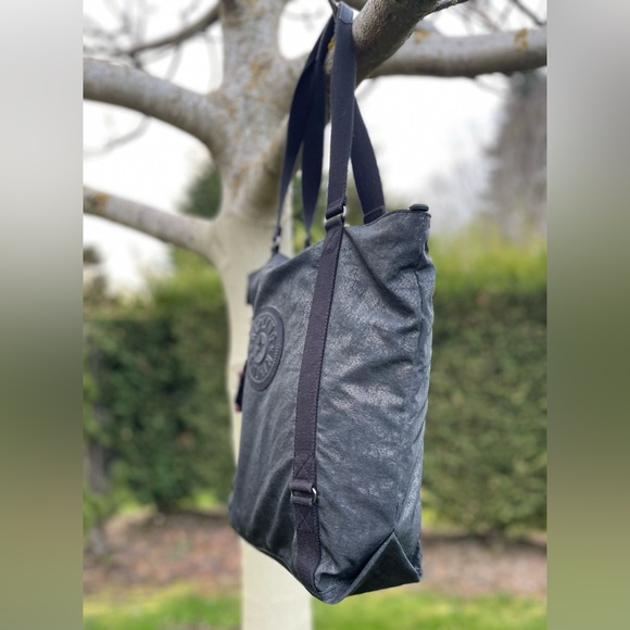Kipling Black Shiny Tote - Picture 4 of 6